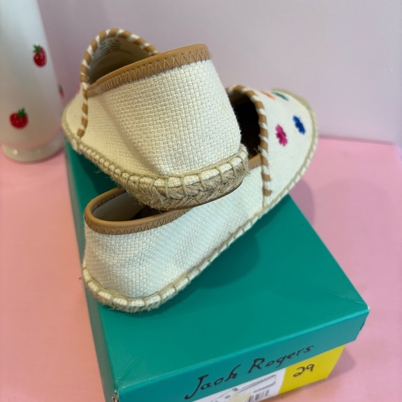 Jack Rogers Girls Colorful Floral Espadrilles NEW Size 4 - Picture 3 of 6